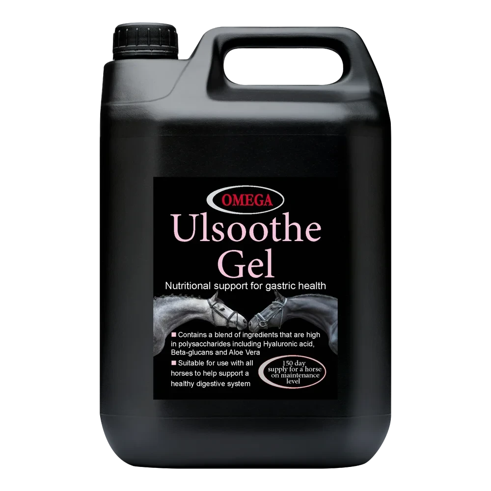 Omega Equine Ulsoothe Gel wspomaga leczenie wrzodów żołądka - Cavalo